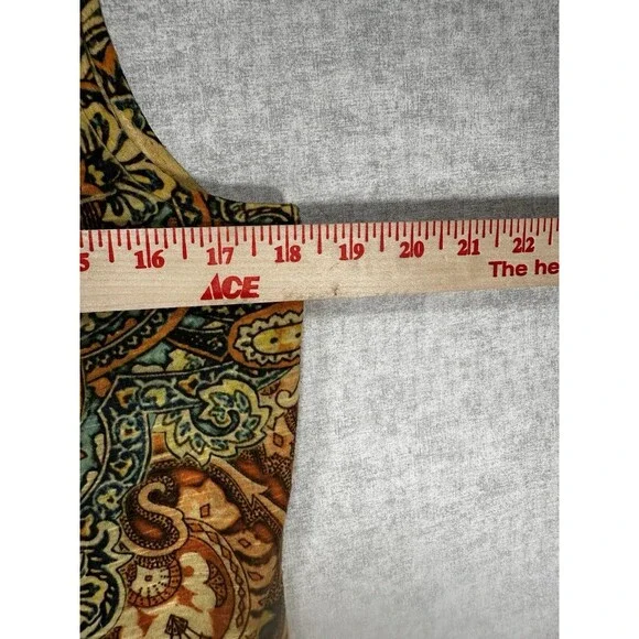 Womens One World Live And Let Live Size Small Tank Top Multi-Color Boho - Picture 3 of 6